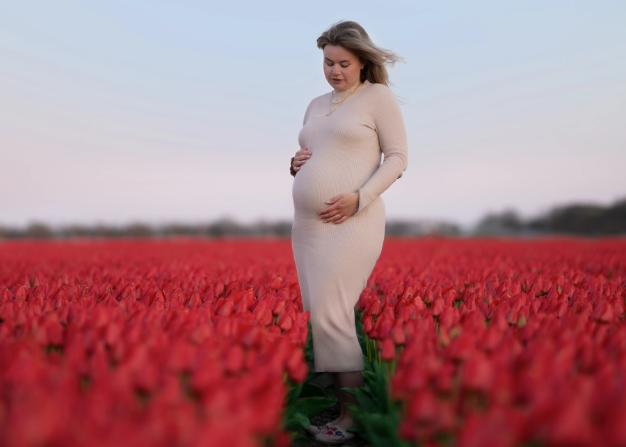 Zwangerschaps fotografie op locatie